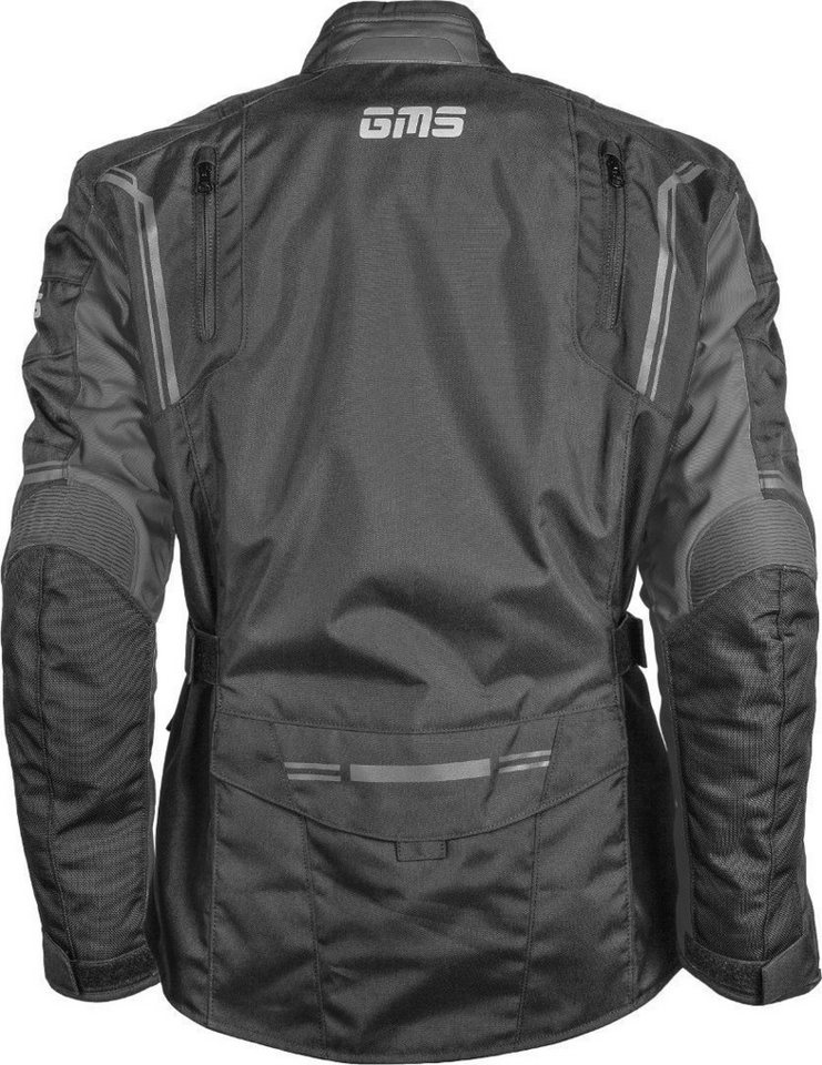 gms Motorradjacke GMS Taylor Motorrad Textiljacke herausnehmbares Innenfutter,wasserdicht
