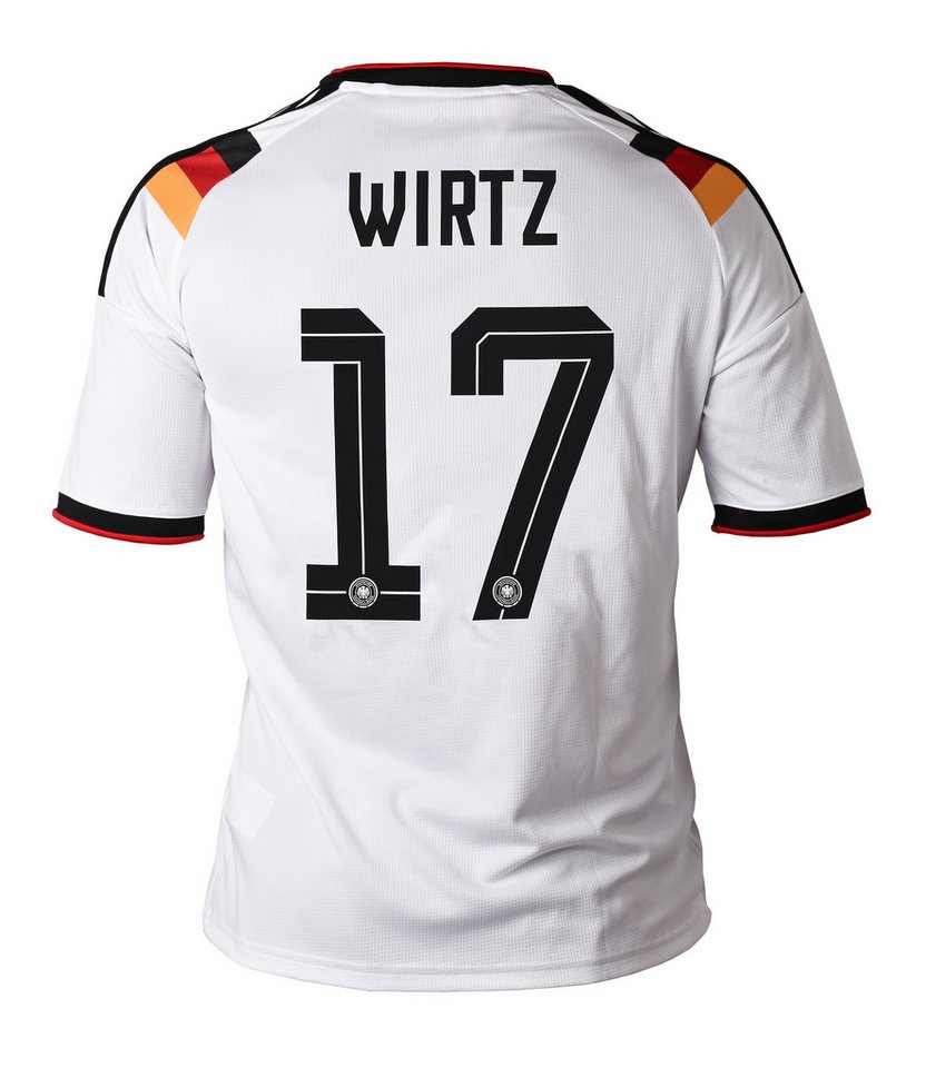 adidas Performance Fußballtrikot DFB WM Home Trikot 2026 mit Flock Wirtz 17 Bild 3