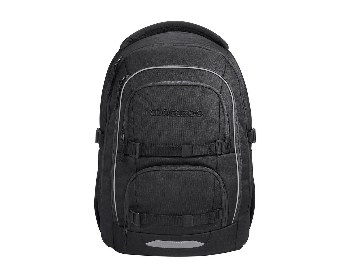 coocazoo Schulranzen Schulrucksack-Set PORTER, Black Coal 3-teilig (3-teilig), ergonomisch, Körpergröße: 135 - 180 cm, Easy-Grow-System Bild 4