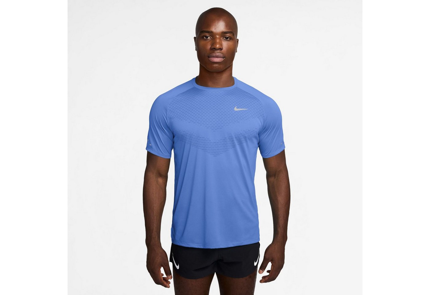 Nike Laufshirt M NK DFADV STRIDE SS TOP ROYAL PULSE/REFLECTIVE SILV Bild 2