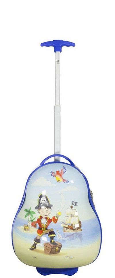 Hartschalen-Trolley Kinderkoffer Pirat, Elfe, Dinos oder Pferde Bild 5