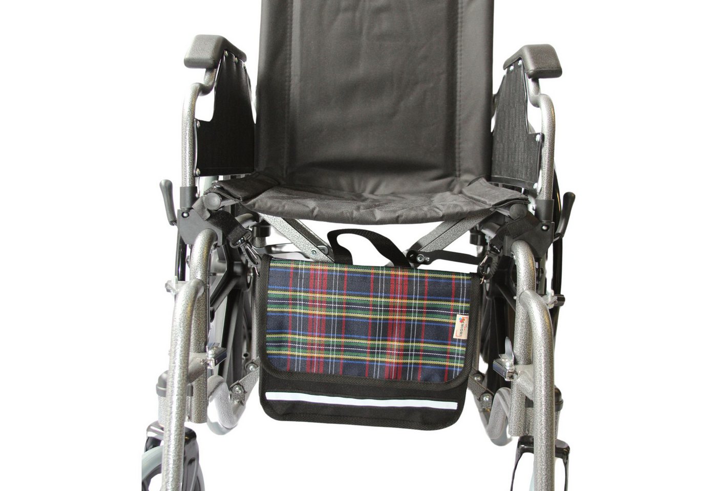 Seniori Aufbewahrungstasche multifunktionale Tasche für Rollstühle UNTER DEM SITZ Rollstuhltasche, 7U - Tartan Bild 3