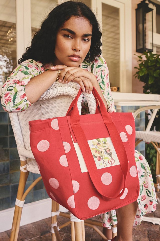 Cath Kidston Einkaufsbeutel Cath Kidston große Markt-Tragetasche mit Tupfen Bild 2