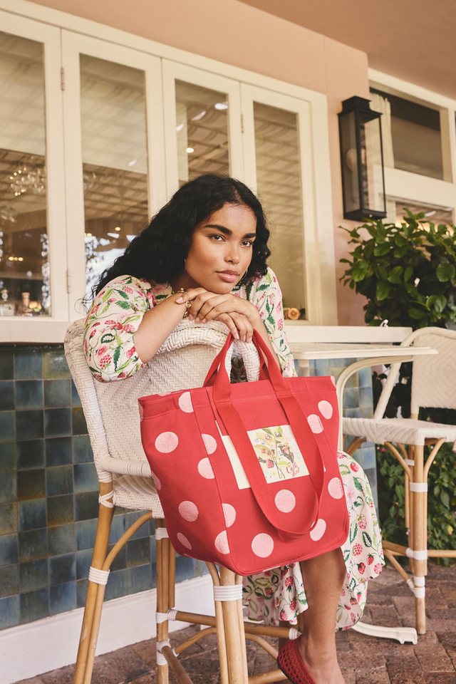 Cath Kidston Einkaufsbeutel Cath Kidston große Markt-Tragetasche mit Tupfen Bild 4