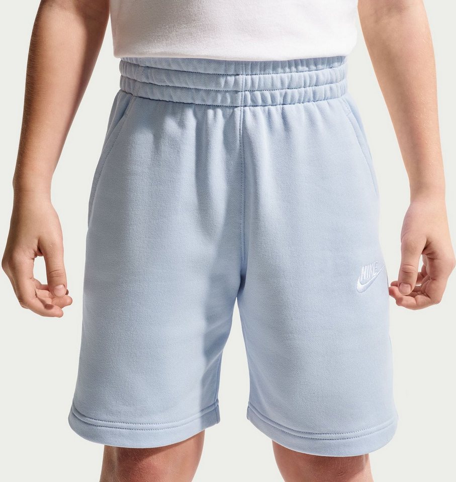 Nike Trainingsshorts K NSW CLUB FT SHORT LBR HYDROGEN BLUE/WHITE Bild 4