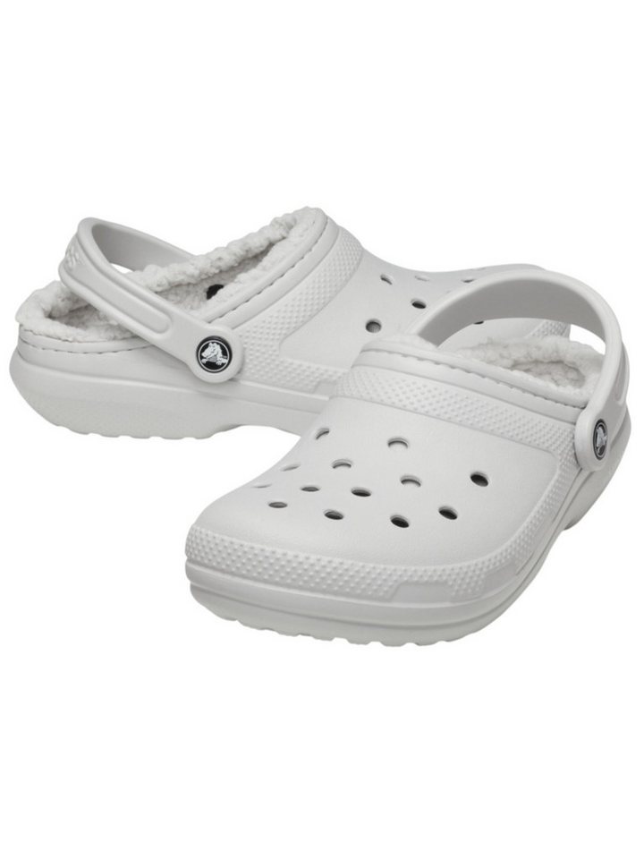 Crocs Sandale Classic Lined Clog (mit Innenfutter) beige/weiss - 1 Paar Badeschuh Bild 2