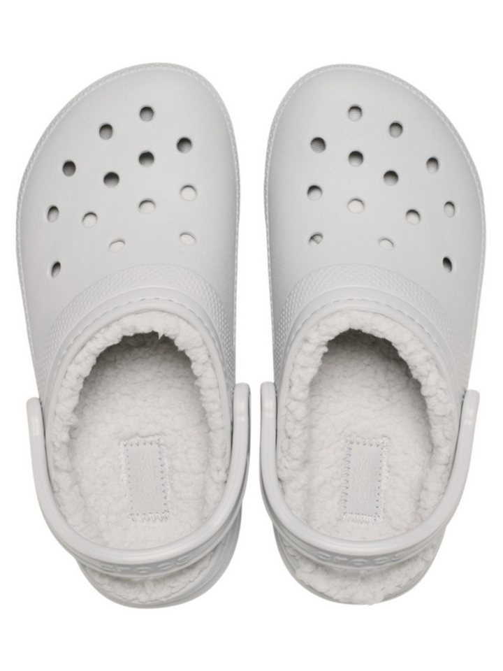 Crocs Sandale Classic Lined Clog (mit Innenfutter) beige/weiss - 1 Paar Badeschuh Bild 4