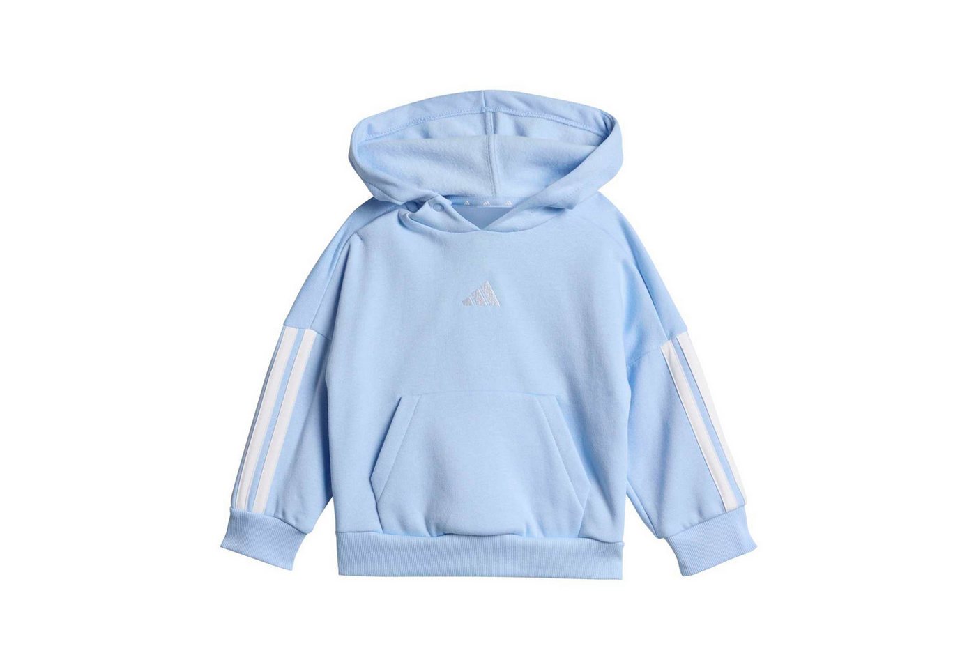 adidas Performance Jogginganzug Essentials (Baumwolle-Mischung) hellblau/weiss Kleinkinder Bild 4