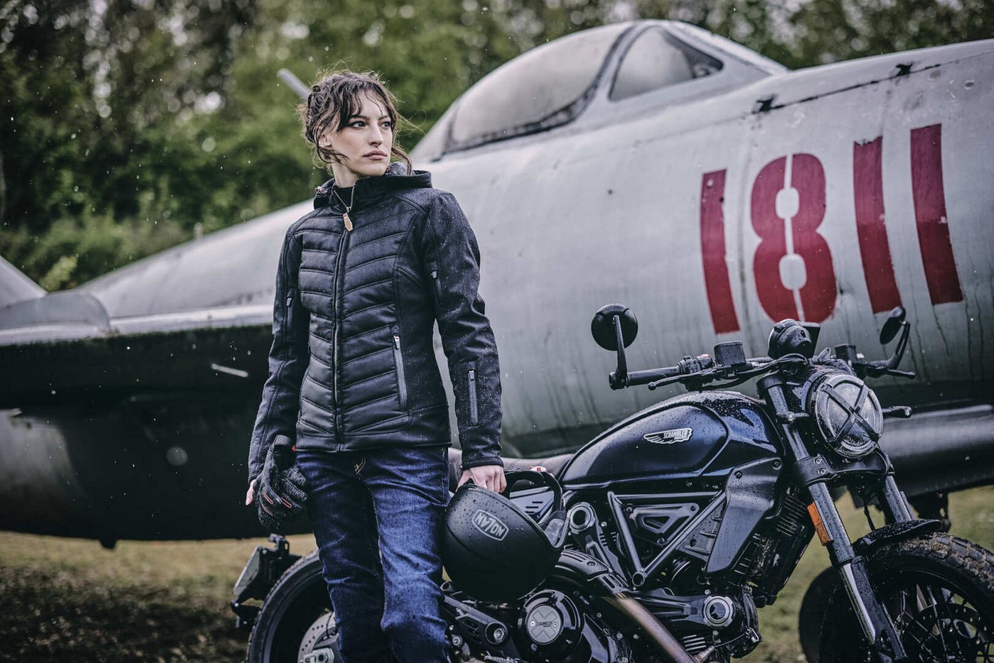 Segura Motorradjacke Natcho 2 Damen Motorrad Textiljacke herausnehmbares Innenfutter Bild 2