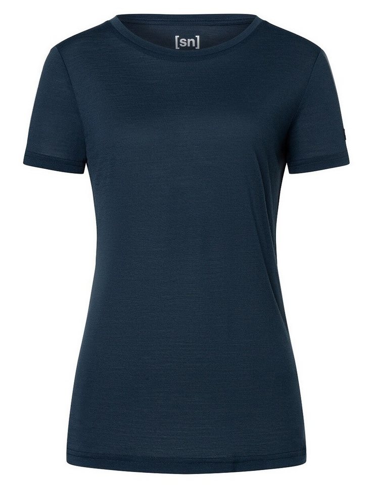 SUPER.NATURAL Trainingsshirt The Essential Tee Blueberry blau Damen Bild 4
