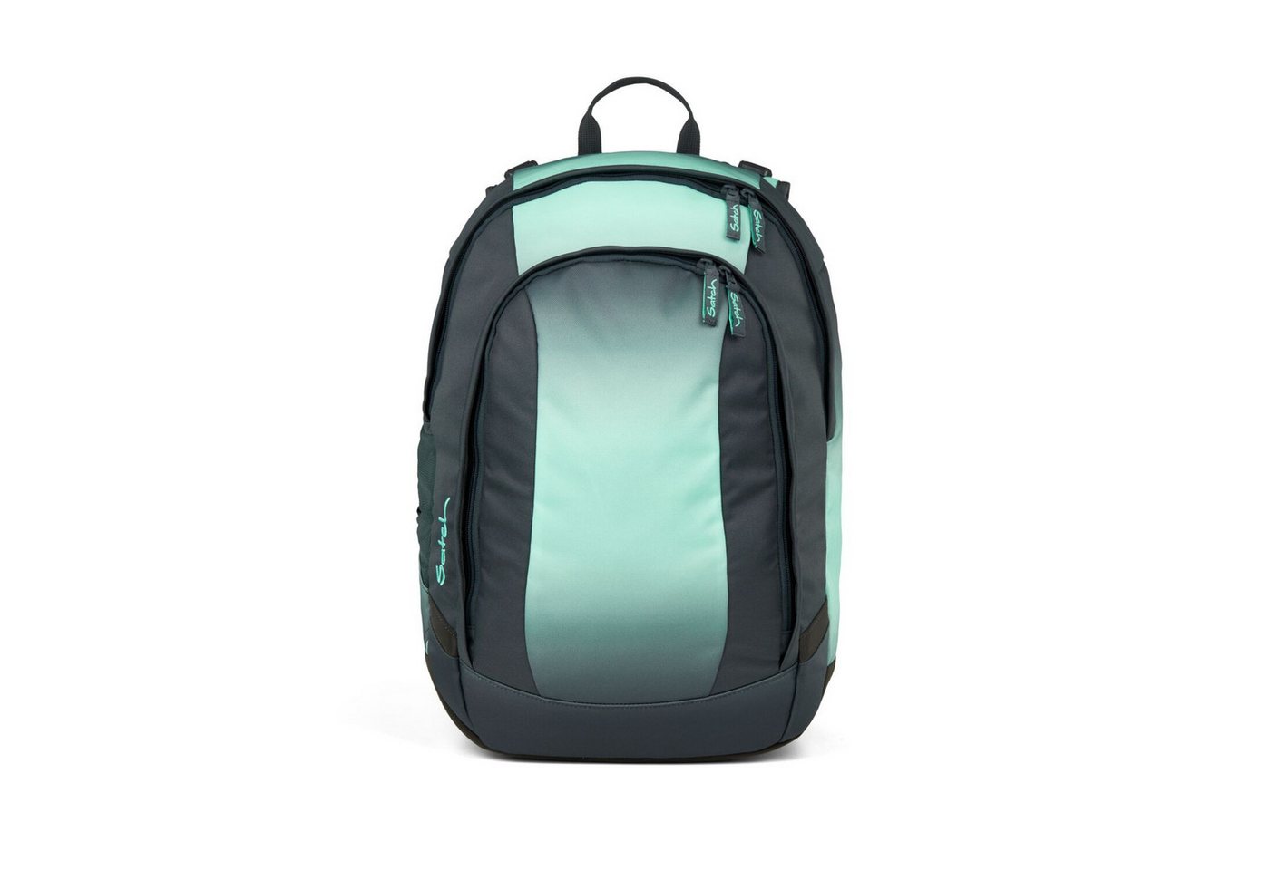 Satch Schulranzen Schulrucksack-Set AIR Gradient Mint 3-teilig (33-teilig), Schulranzen, ergonomisch, Laptop-Fach, Your-Size-System Bild 3