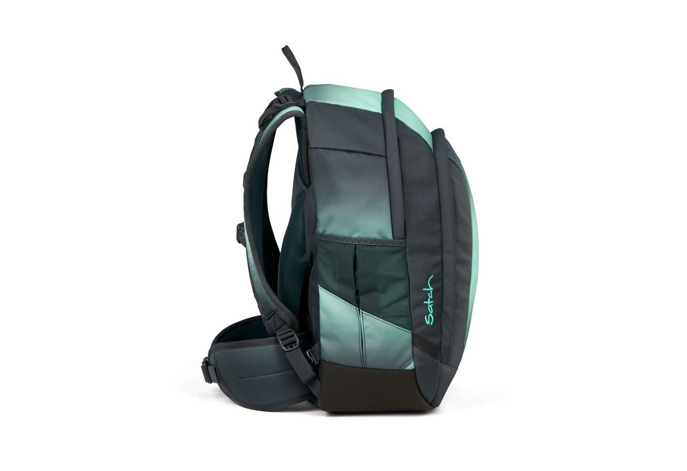 Satch Schulranzen Schulrucksack-Set AIR Gradient Mint 3-teilig (33-teilig), Schulranzen, ergonomisch, Laptop-Fach, Your-Size-System Bild 5