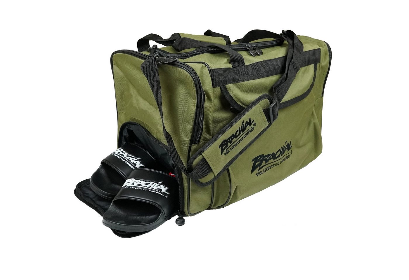 BRACHIAL THE LIFESTYLE COMPANY Sporttasche Brachial Sporttasche "Heavy" khaki Bild 3