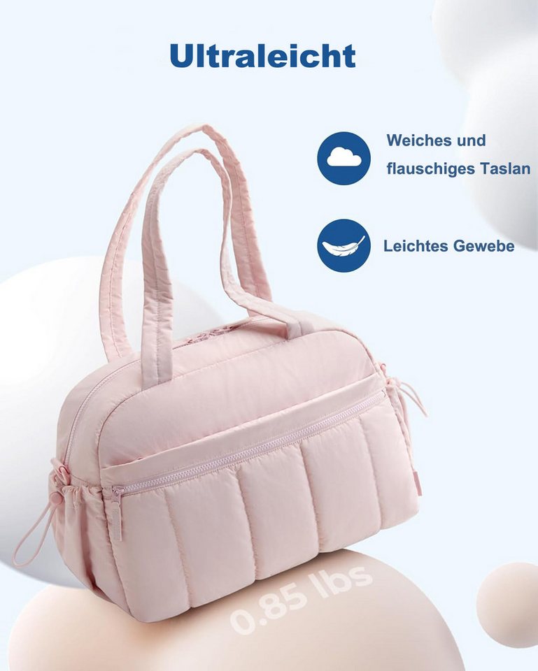 Coonoor Reisetasche Damen Sporttasche, Wasserabweisende Weekender Reisetasche, Handgepäck (1-tlg), Fitness-Tasche mit Nasstasche für Schwimmen und Sauna