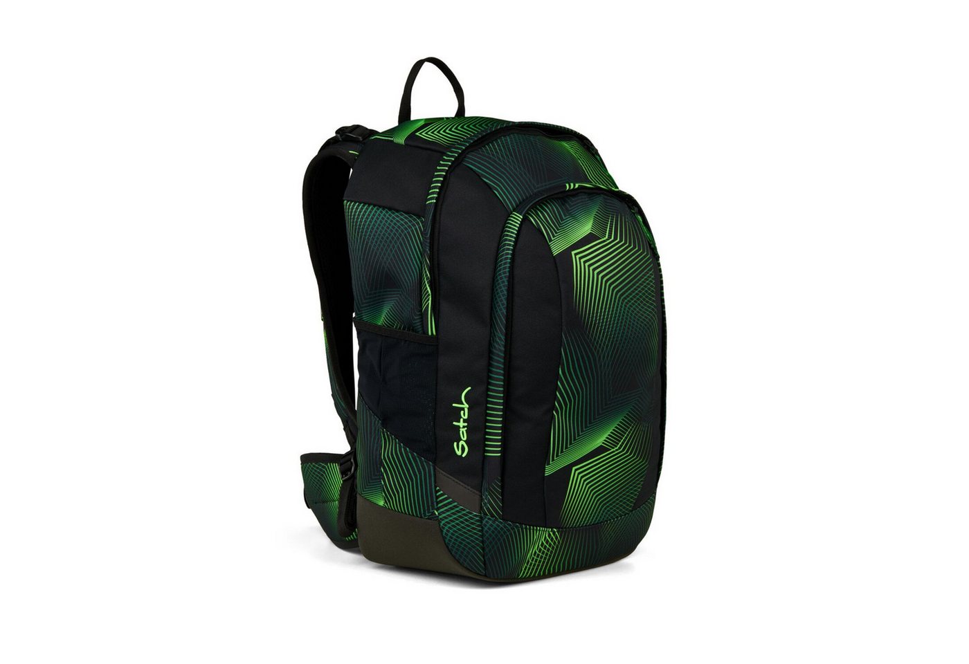 Satch Schulranzen Schulrucksack-Set AIR Seismic Green 2-teilig, Kollektion 2025 (2-teilig), Schulranzen, ergonomisch, Laptop-Fach, Your-Size-System Bild 2