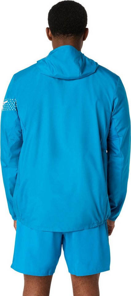 Asics Laufjacke ICON JACKET AEGEAN BLUE/CREAM