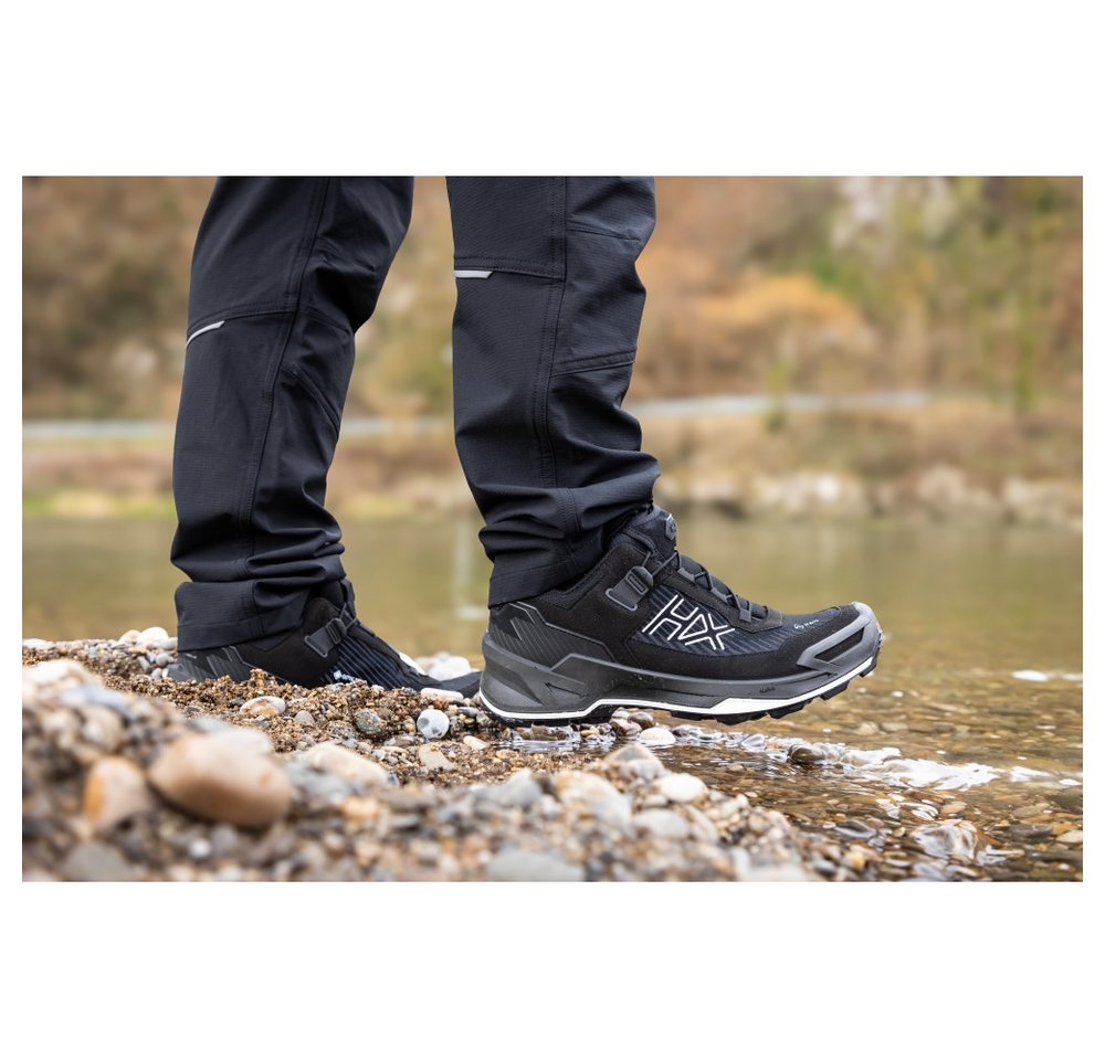 haix BLACK EAGLE EVO GTX Low Schwarz-Silber Wanderschuh UK 15.0 Outdoorschuh Bild 2