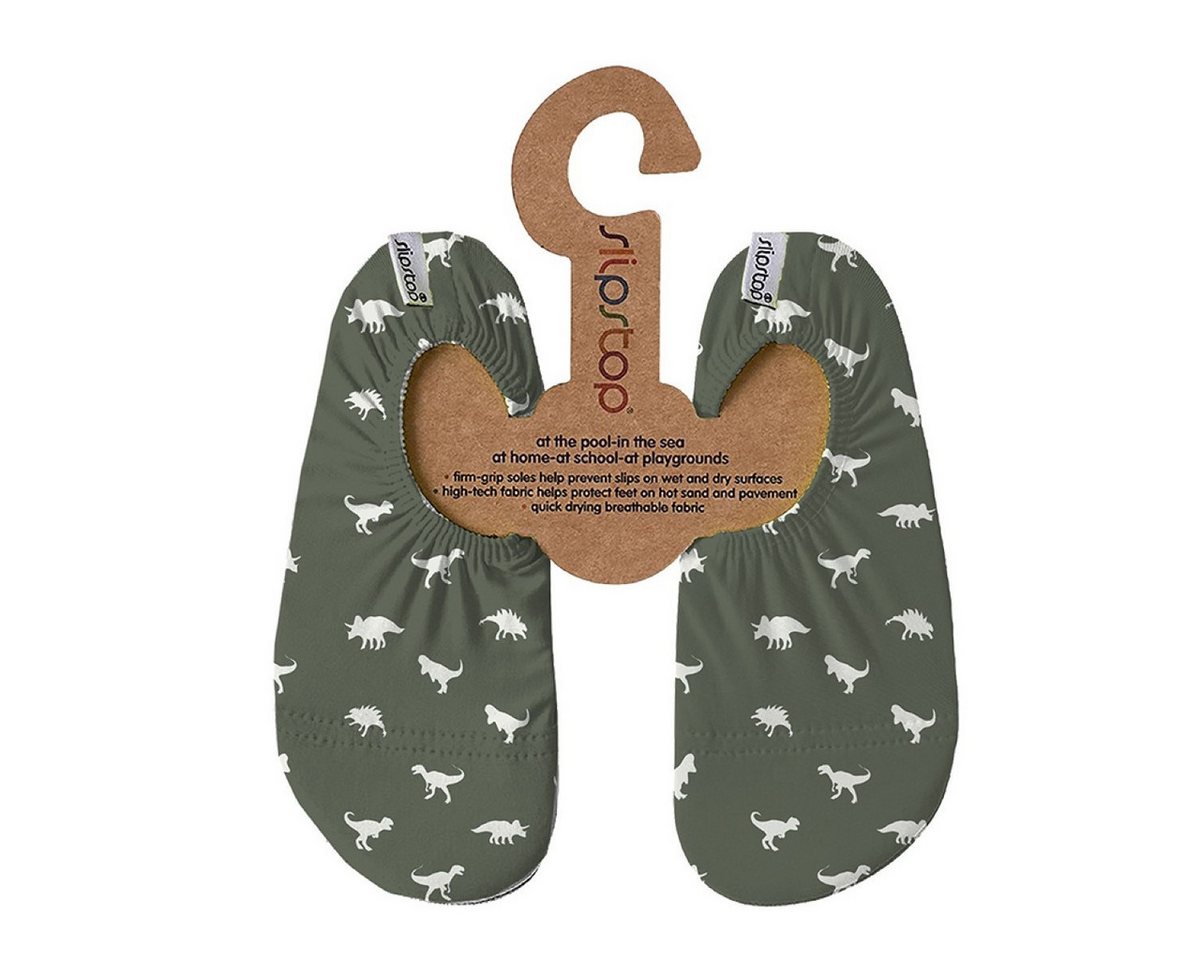 Slipstop Slipstop Dino Green Badeschuhe Badeschuh