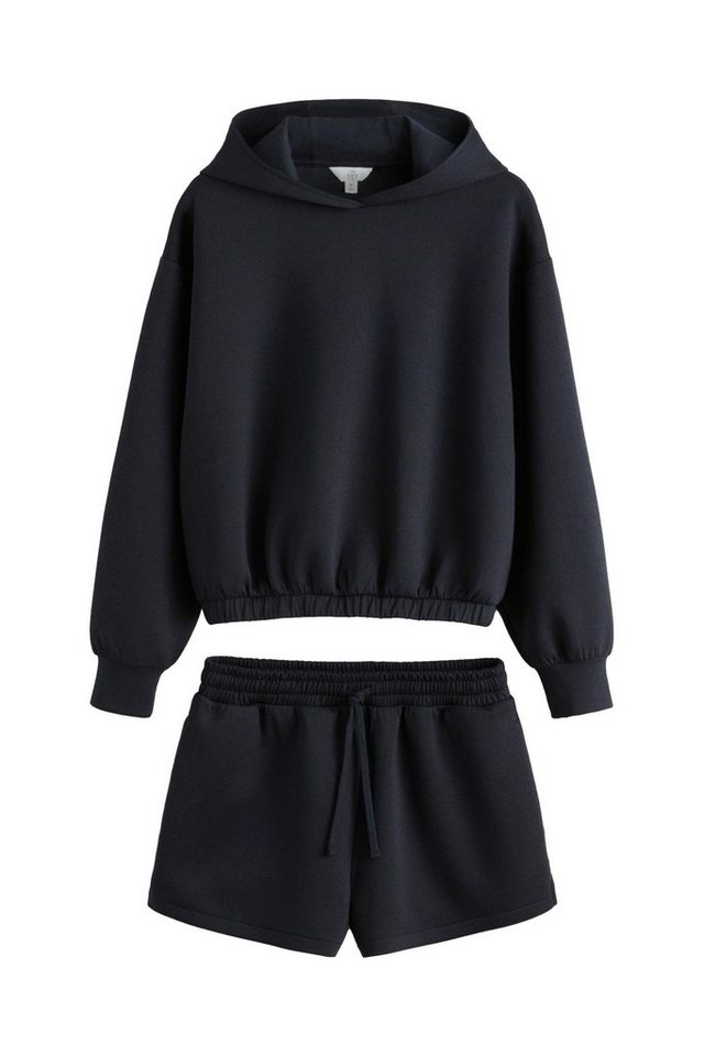 The Set Freizeitanzug The Set Scuba-Hoodie und Shorts im Set, 2er-Pack (2-tlg)