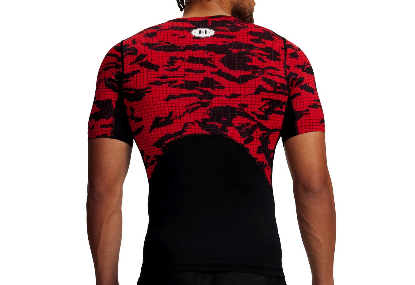 Under Armour® Kompressionsshirt HeatGear® Printed Shirt mit Mesh-Einsätzen Bild 4