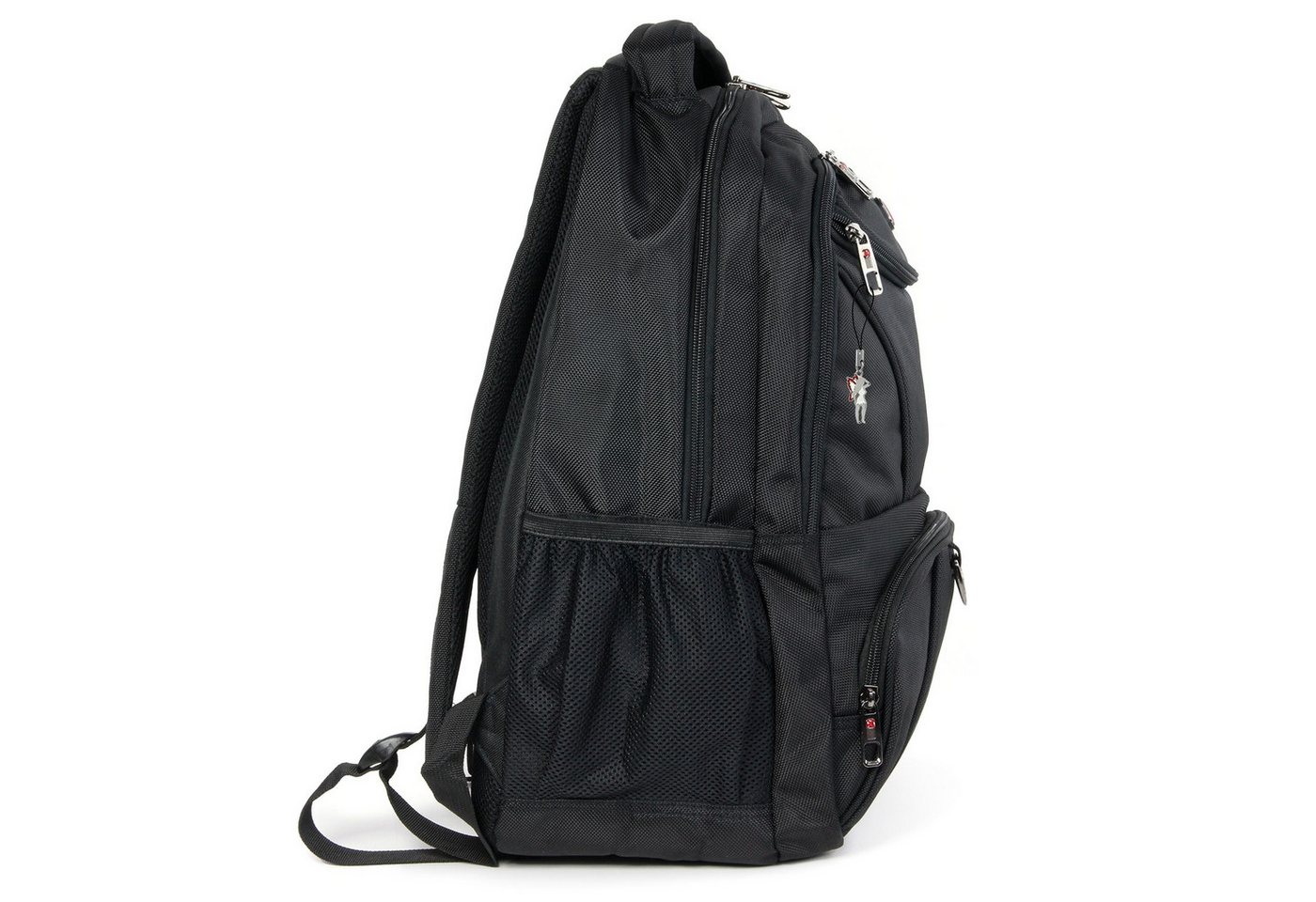 Travel N Meet Reisetasche Travel N Meet Laptop Rucksack 15 Zoll (Businessrucksack), Herren Business-, Freizeitrucksack Polyester, schwarz ca. 48cm hoch Bild 4