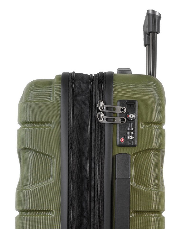 Hauptstadtkoffer Trolley X-Kölln, 4 Rollen, Großer Hartschalenkkoffer Erweiterung TSA 76cm 120L