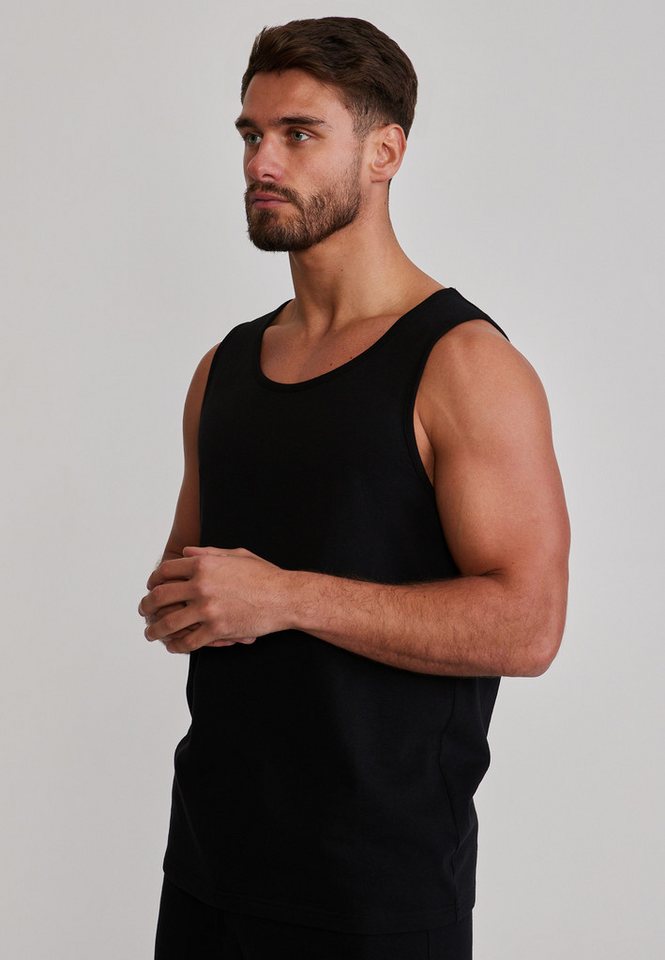 Siksilk Sweatanzug SikSilk Herren Schwarz Vest and Shorts Set