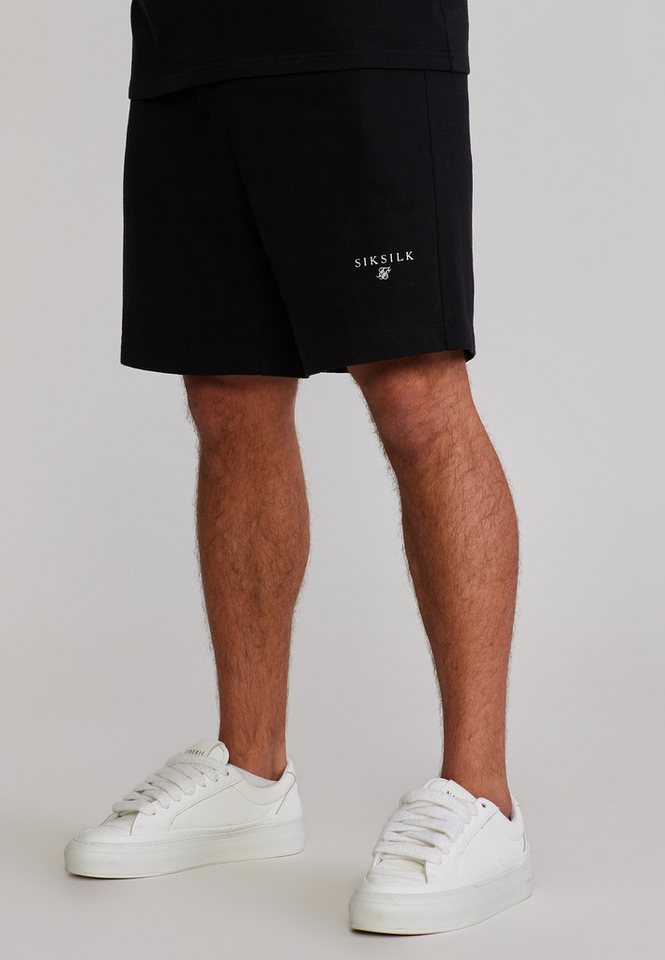 Siksilk Sweatanzug SikSilk Herren Schwarz Vest and Shorts Set Bild 4