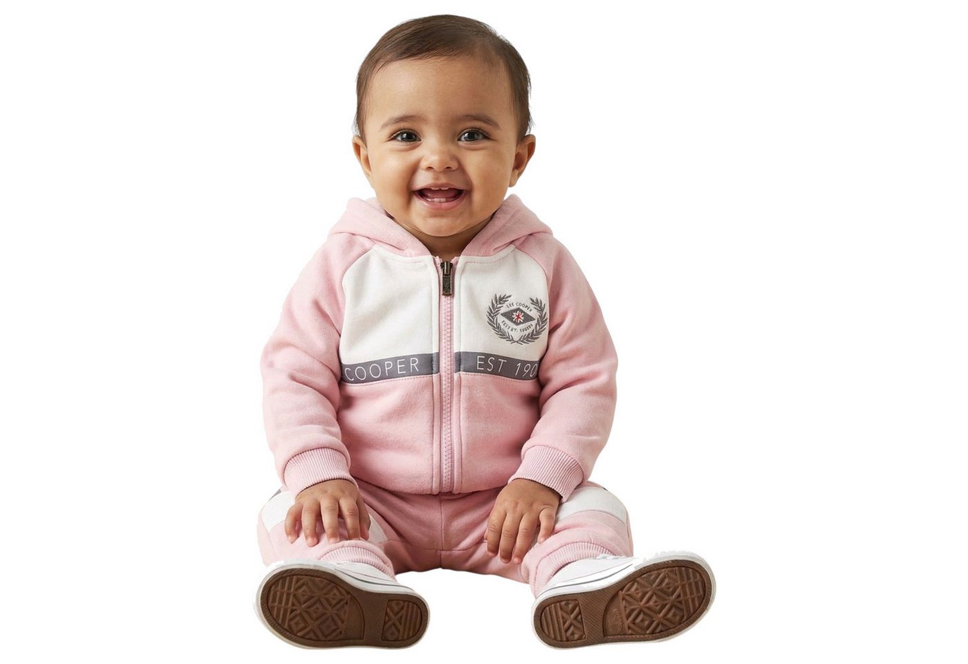 Lee Cooper Jogginganzug Mädchen Sportanzug Baby Jogginganzug Hose + Jacke 3-24 Monate, Mädchen Baby Jogger 2 teilig Bild 4