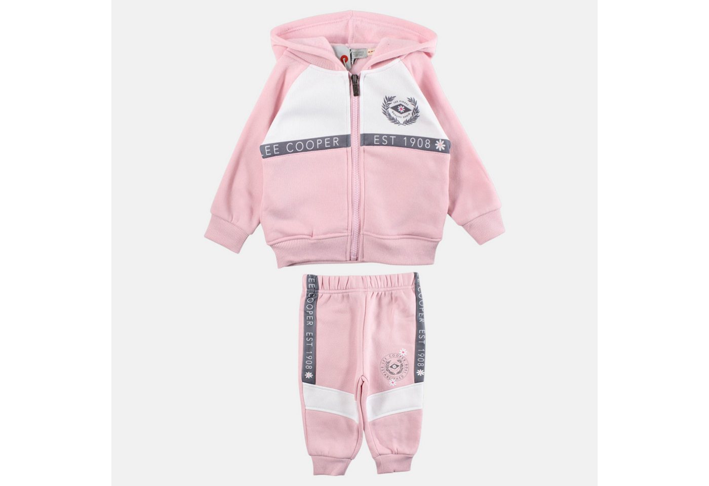 Lee Cooper Jogginganzug Mädchen Sportanzug Baby Jogginganzug Hose + Jacke 3-24 Monate, Mädchen Baby Jogger 2 teilig Bild 5