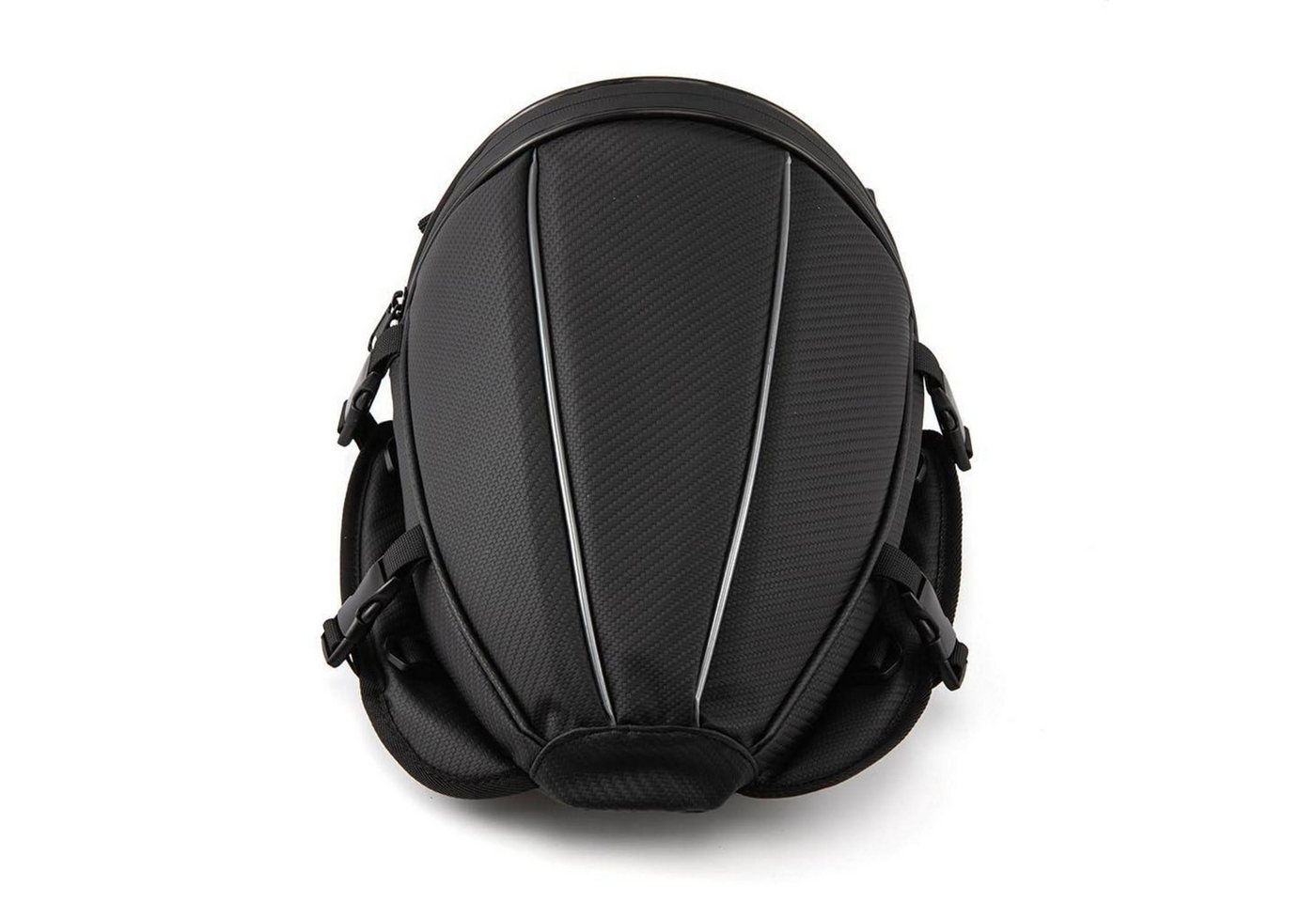 LuxusKollektion Satteltasche Motorrad Hecktasche Satteltasche Tankrucksack Kohlefaser Schwarz Bild 2