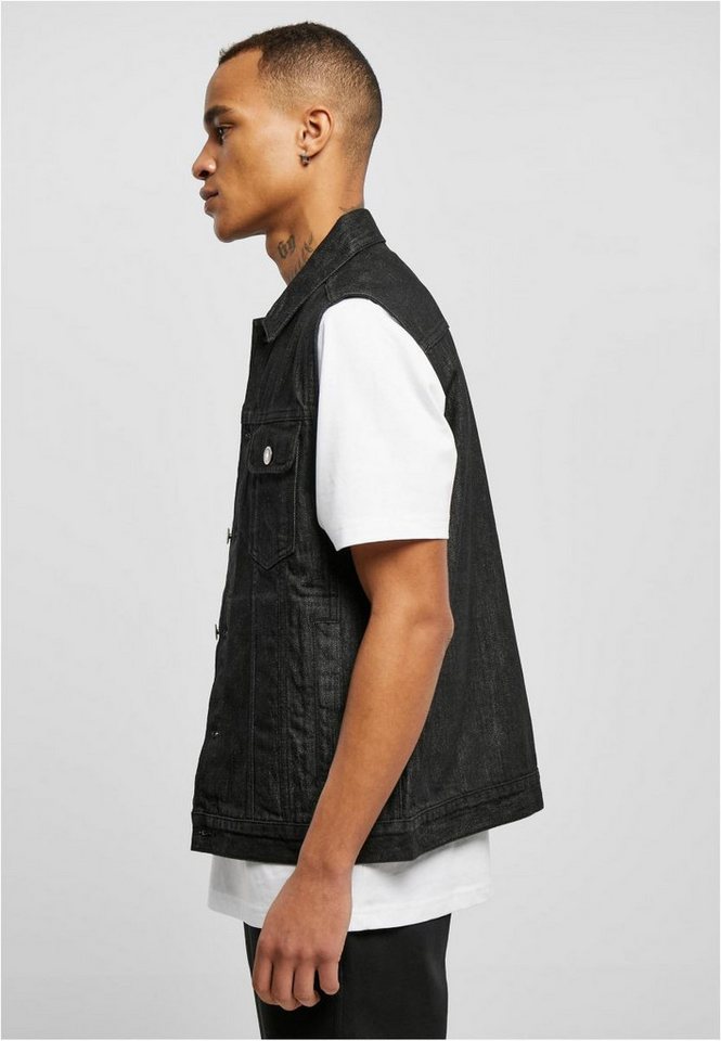 URBAN CLASSICS Funktionsweste Denim Vest ärmellosen Jeansweste Bild 2
