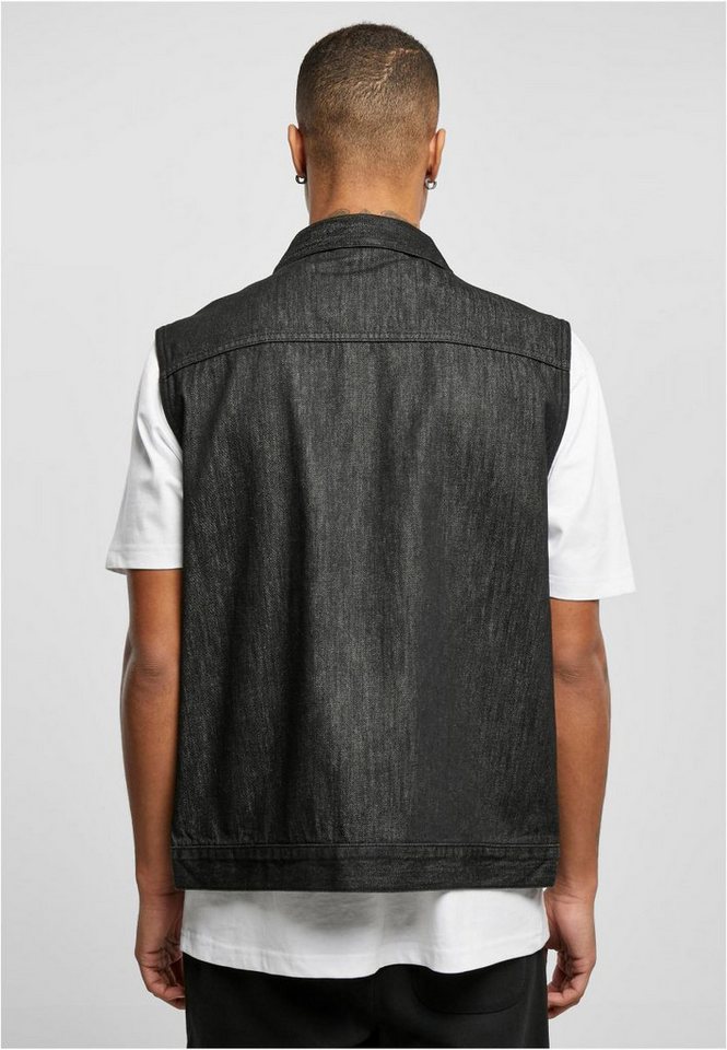 URBAN CLASSICS Funktionsweste Denim Vest ärmellosen Jeansweste Bild 4