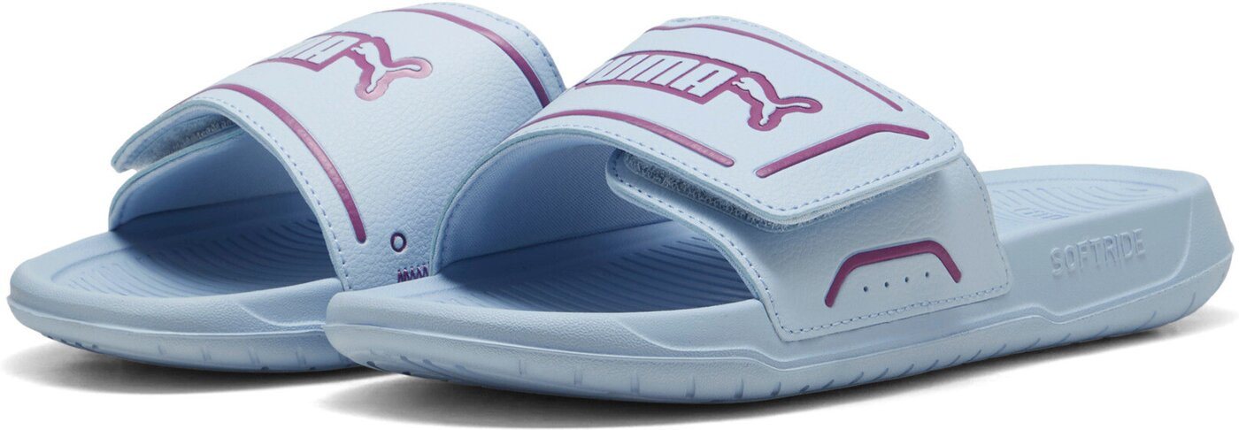 PUMA Royalcat Comfort 2 Snow Mountain Blue-Plum Wine Outdoorsandale Bild 3