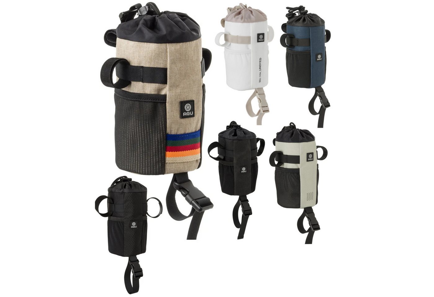 AGU Fahrradtasche Snack Pack Venture Getränkehalter Lenkertasche