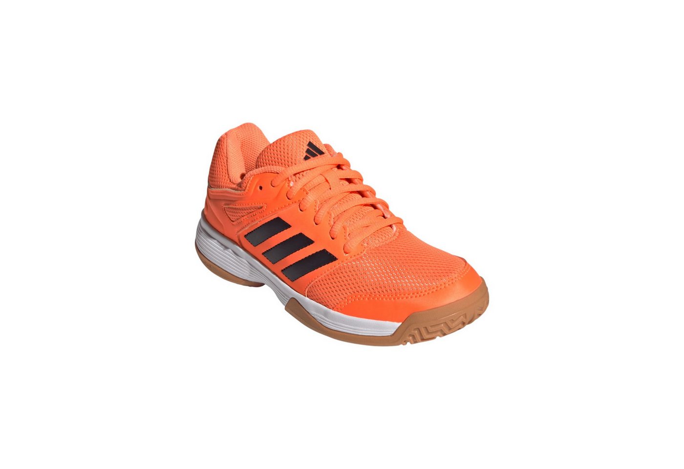 adidas Performance Hallen-Indoorschuhe Speedcourt orange/schwarz/weiss Kinder Badmintonschuh