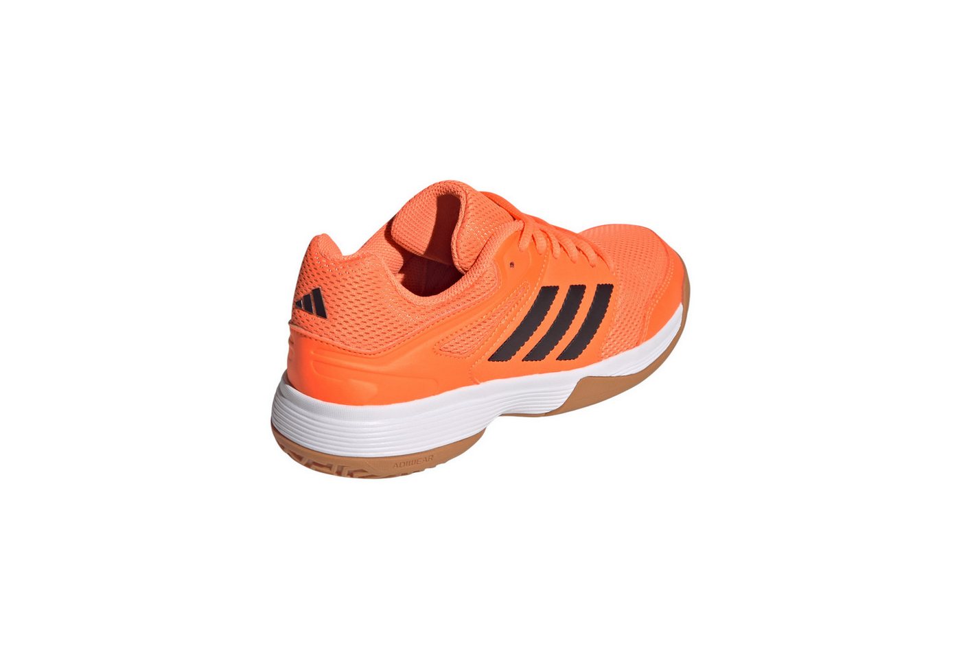adidas Performance Hallen-Indoorschuhe Speedcourt orange/schwarz/weiss Kinder Badmintonschuh Bild 5