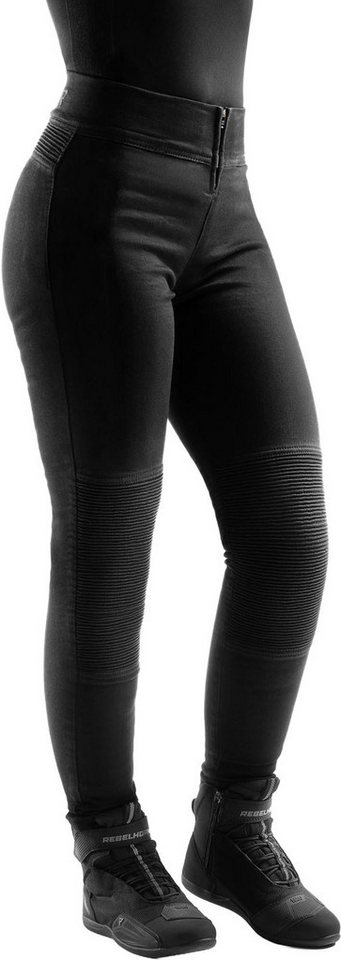 Rebelhorn Motorradhose Chica Damen Motorrad Leggings Hüftprotektoren enthalten,Knieprotektoren enthalten Bild 4