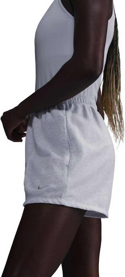 Nike Trainingsshorts W NSW NK CHLL FT MR 4IN SHORT BIRCH HEATHER/LT OREWOOD BRN Bild 3