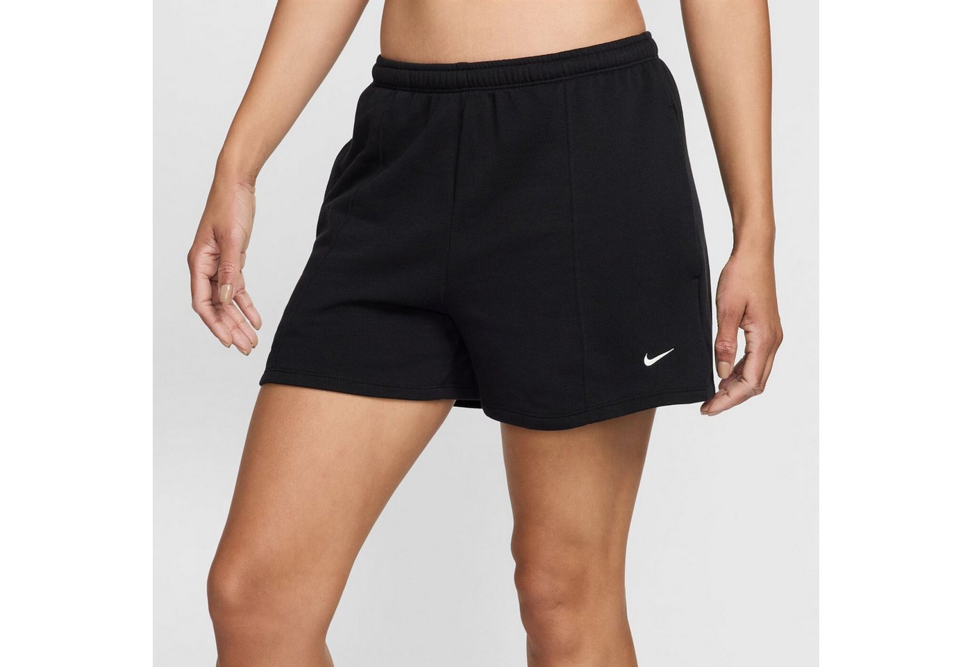 Nike Trainingsshorts W NSW NK CHLL FT MR 4IN SHORT BLACK/SAIL Bild 4