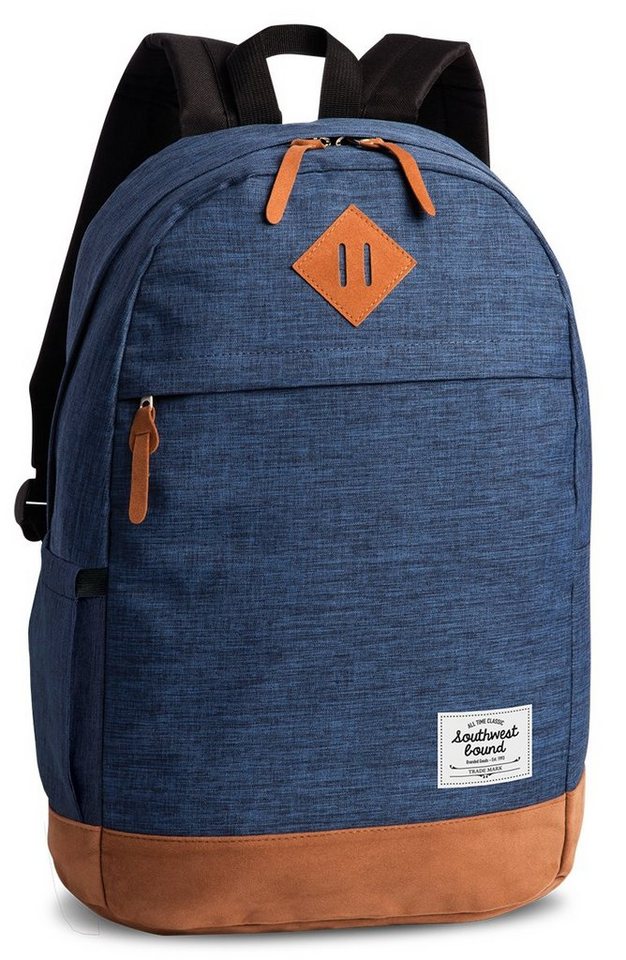 Southwest Bound Freizeitrucksack Southwest Bound Budget Schule Sport Freizeit Rucksack 30307-9900 marin