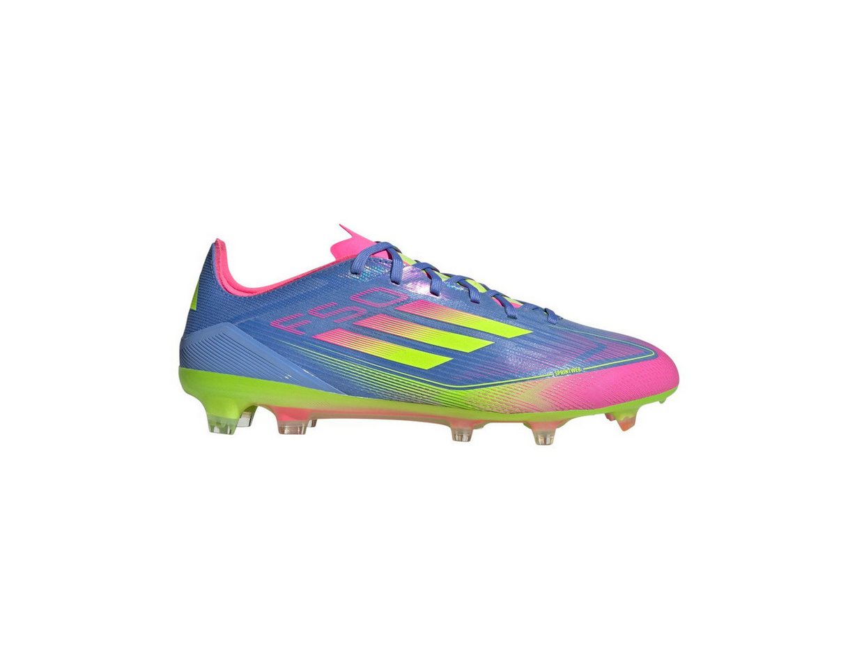 adidas Performance F50 Pro FG (für feste Böden) blau/lucidpink/lime Herren Fußballschuh Bild 5