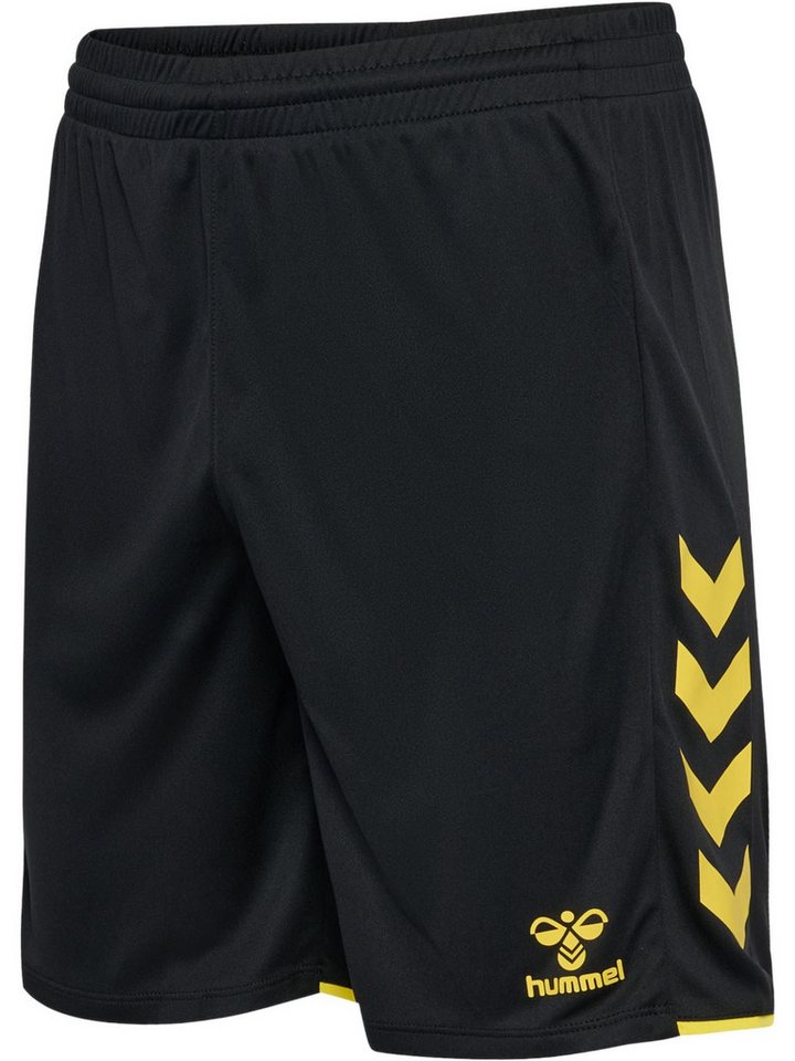 hummel Sporthose hmlCORE 2.0 Shorts (angenehmes Tragegefühl) kurz schwarz/gelb Herren Bild 2
