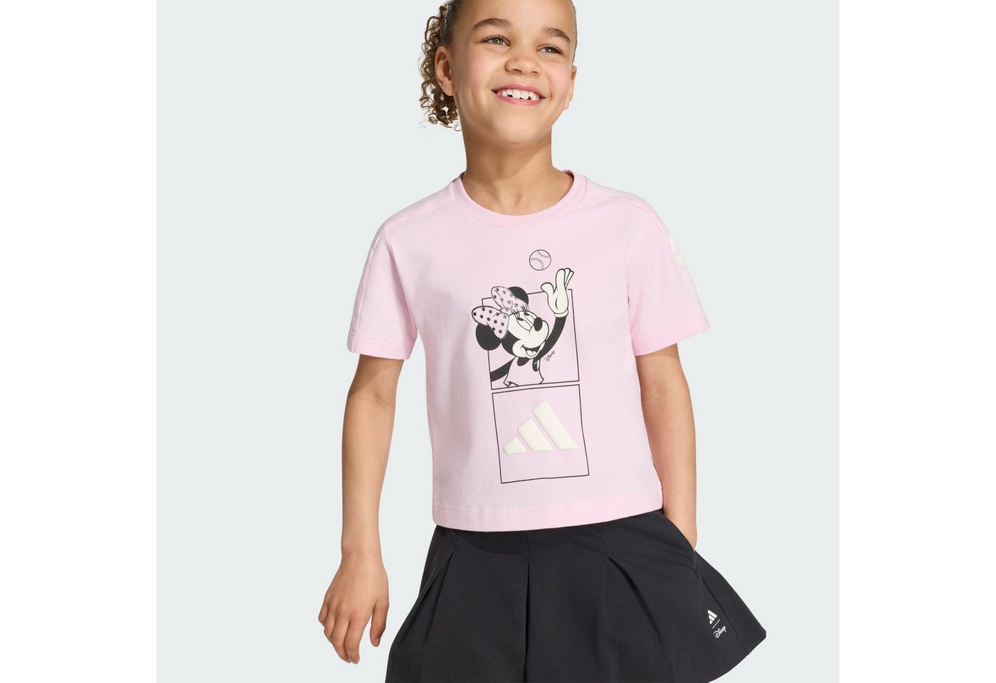 adidas Sportswear Trainingsanzug ADIDAS DISNEY MINNIE MAUS SET, T-SHIRT UND SHORTS (1-tlg) Bild 5