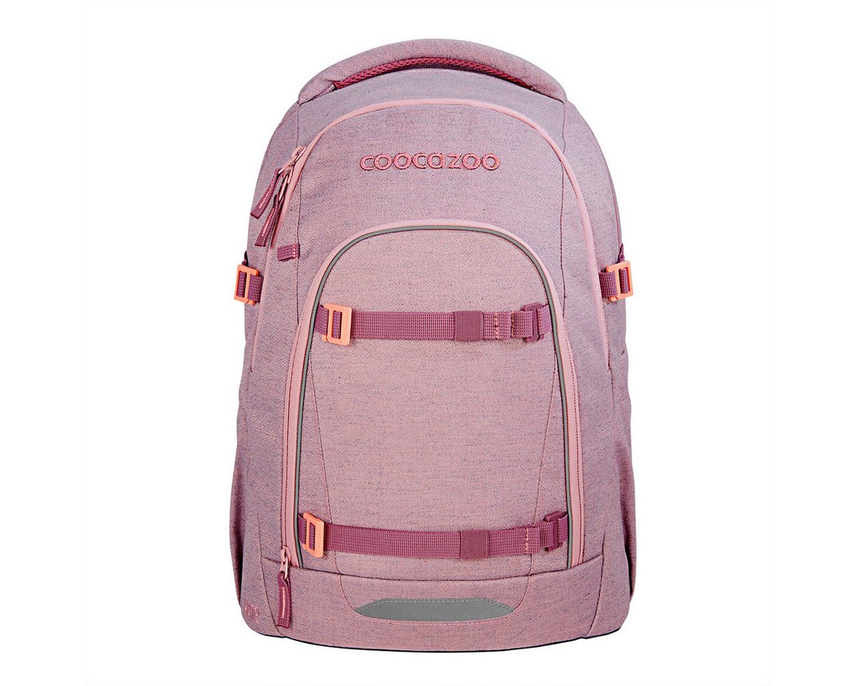 coocazoo Schulranzen Schulrucksack MATE Mixed Faded Rose (1 Stück), ergonomisch, Körpergröße: 135 - 180 cm, Easy-Grow-System Bild 3