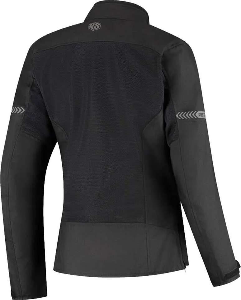 Rusty Stitches Motorradjacke Jodi Damen Motorrad Textiljacke Ellenbogenprotektoren enthalten,Schulterprotektoren enthalten