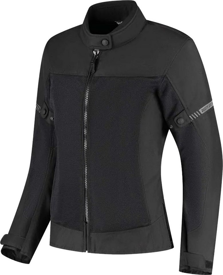 Rusty Stitches Motorradjacke Jodi Damen Motorrad Textiljacke Ellenbogenprotektoren enthalten,Schulterprotektoren enthalten Bild 2
