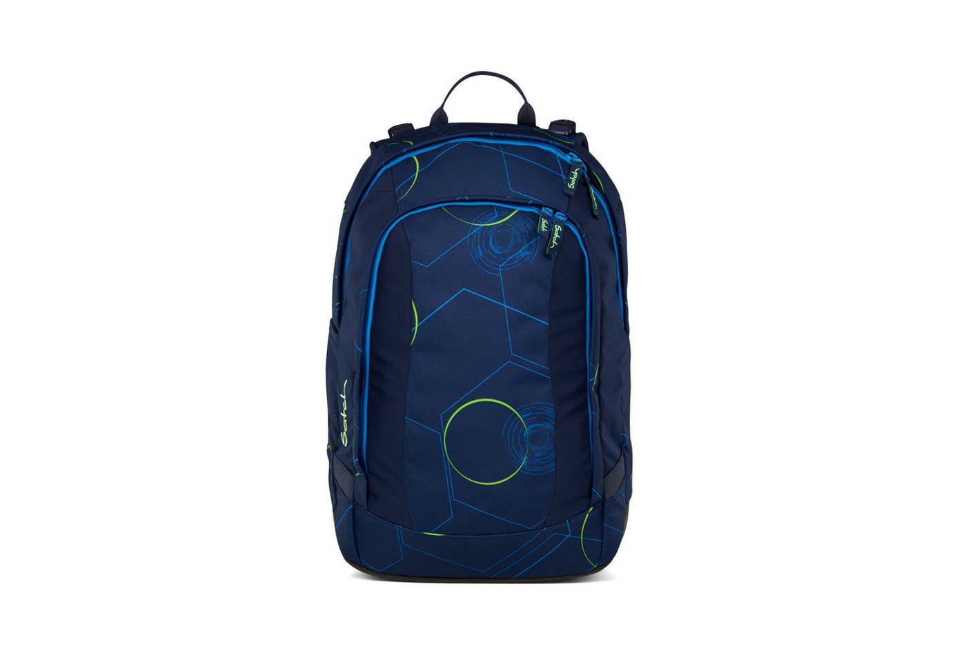 Satch Schulranzen Schulrucksack AIR Blue Tech (1 Stück), Schulranzen, ergonomisch, Laptop-Fach, Your-Size-System Bild 2