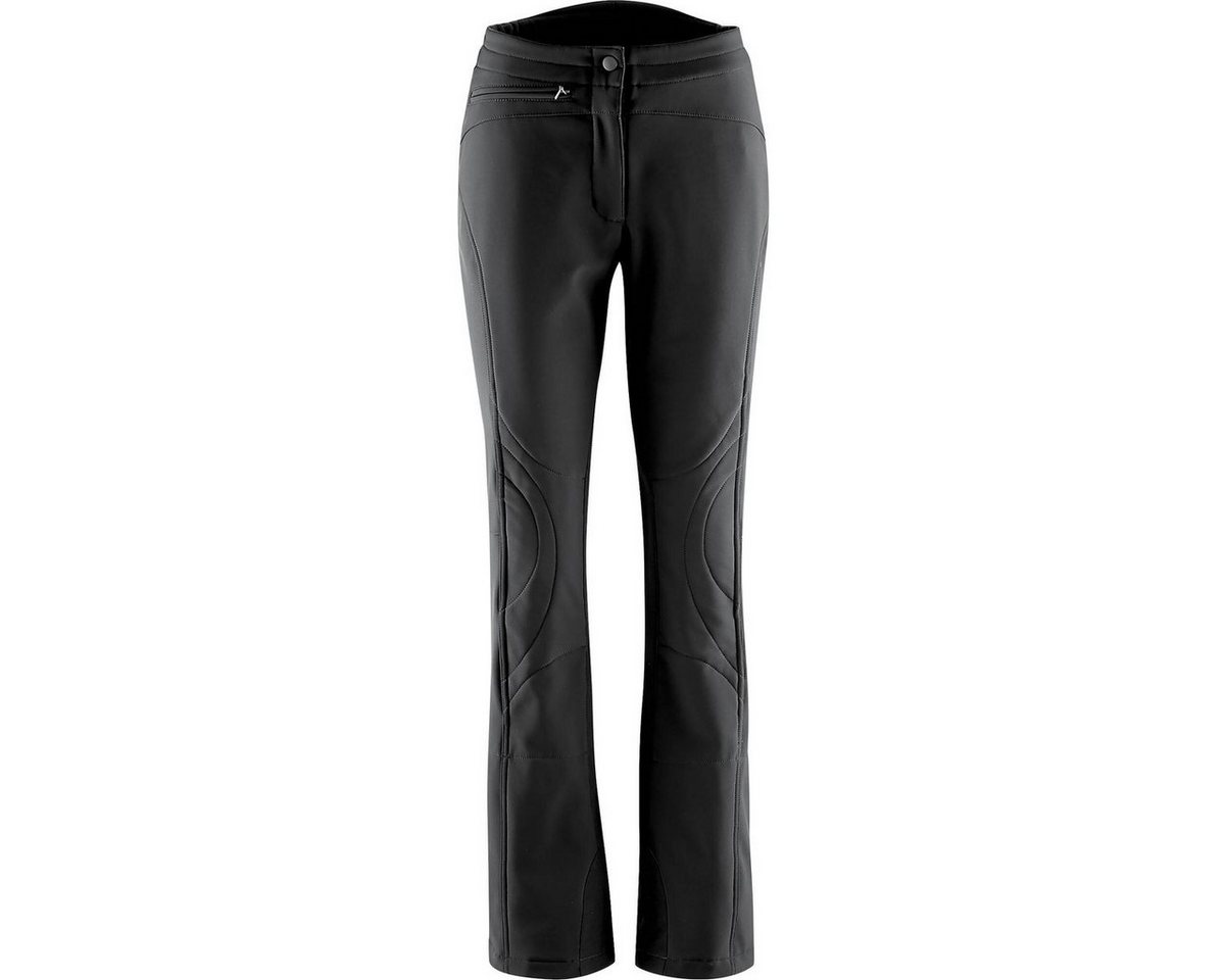 Maier Sports Skihose Marie Winddichte, elastische und umweltfreundliche Softshell-Skihose für