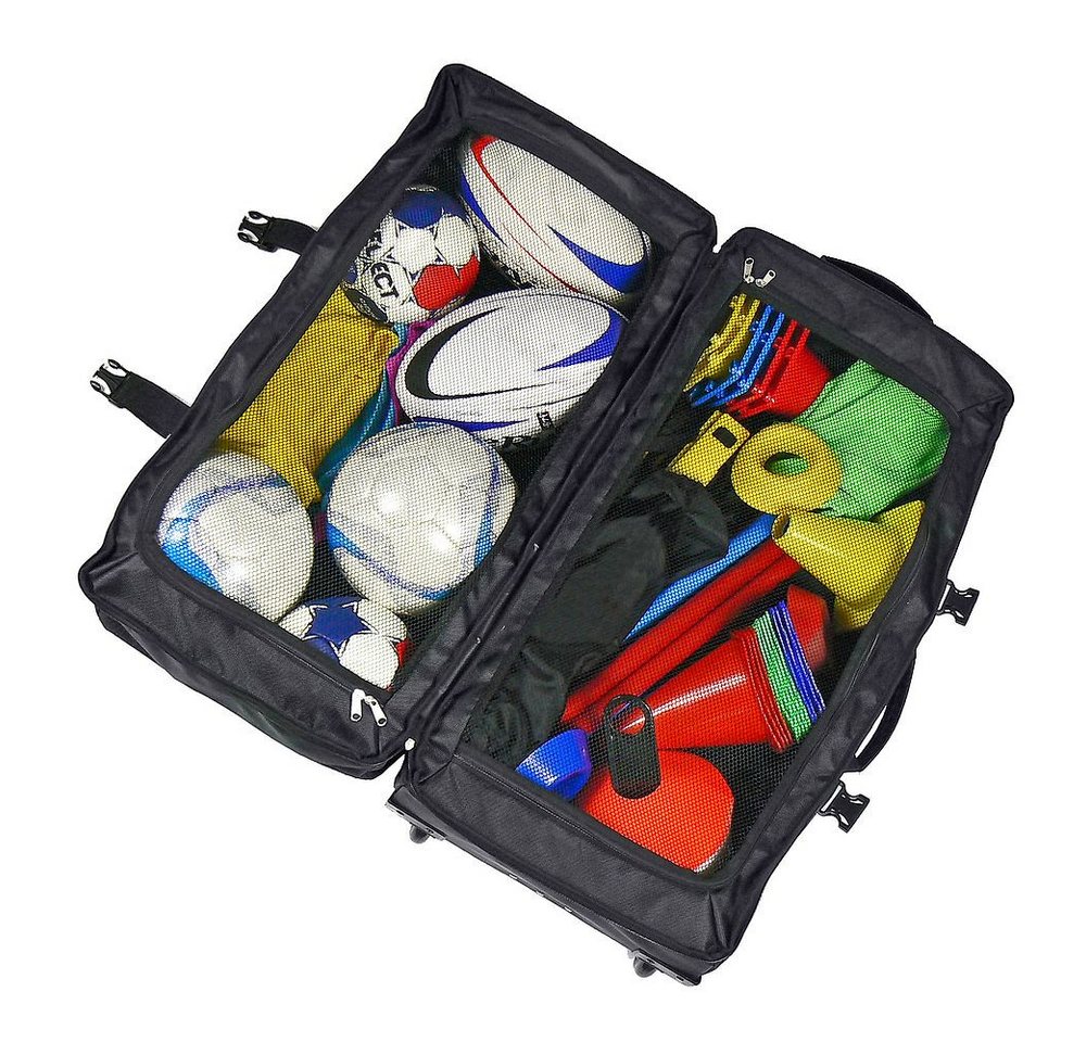 Sport-Thieme Sporttasche Taschentrolley Equipment, Dank Rundum-Reißverschluss in 2 Fächer geteilt Bild 4